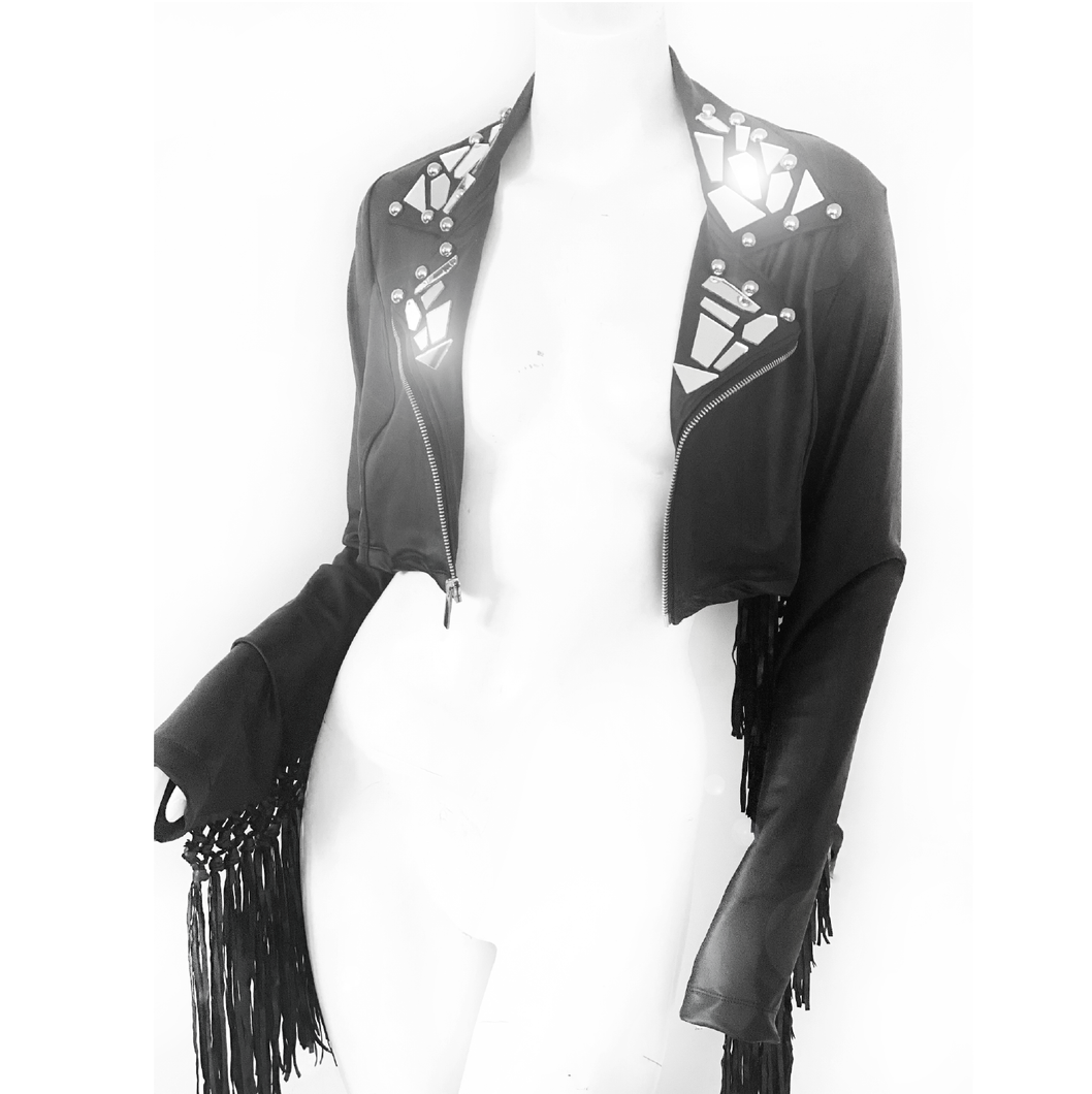 Nothin' But a Good Time Fringe Moto Jacket