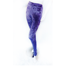 Load image into Gallery viewer, Purple Reign Velvet Leggings