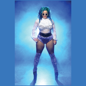 Purple Reign White Lace Bodysuit