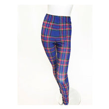 Load image into Gallery viewer, Rebel Yell Plaid High Waisted Leggings - SAMPLE SALE - size XS