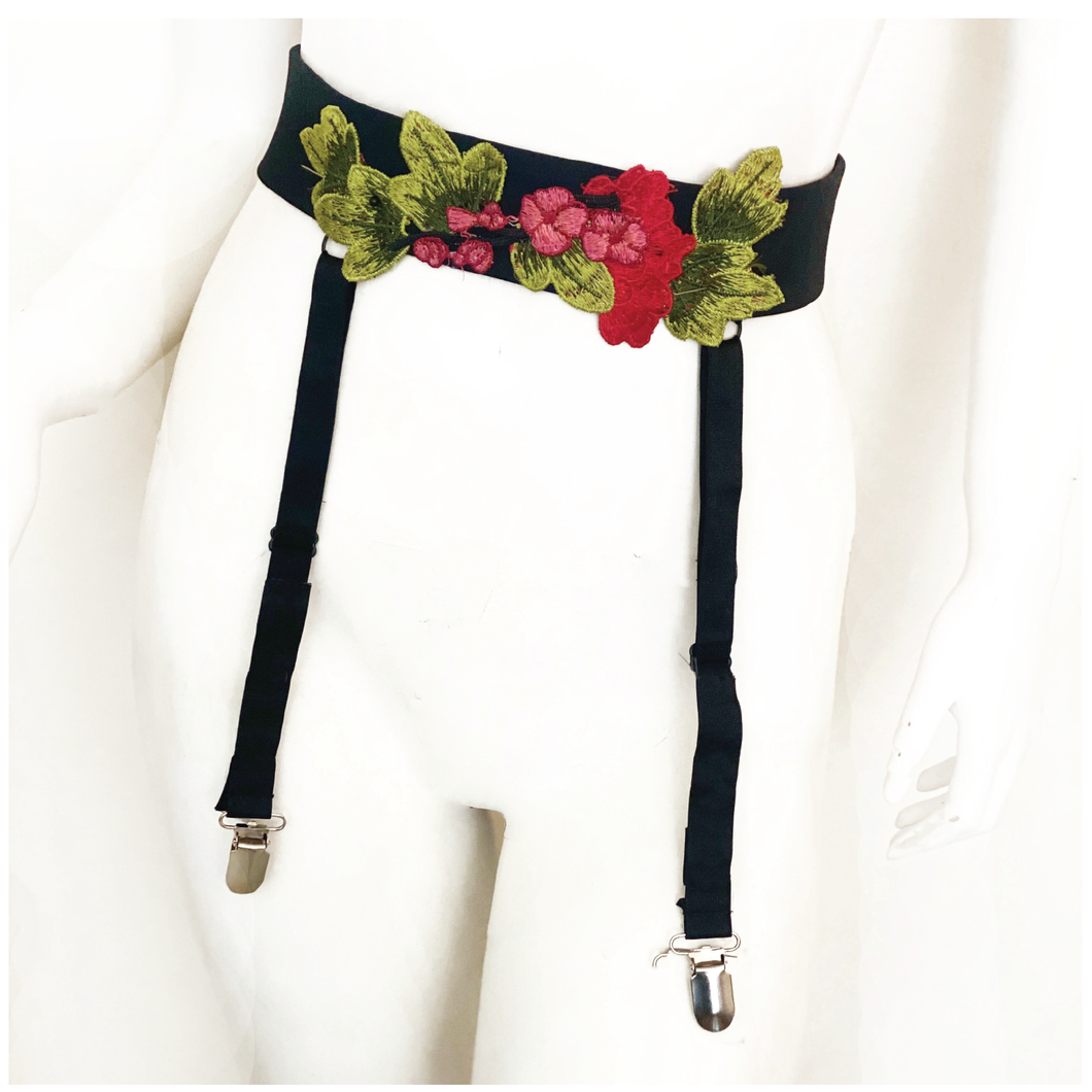 Renaissance Woman Belt with Garters