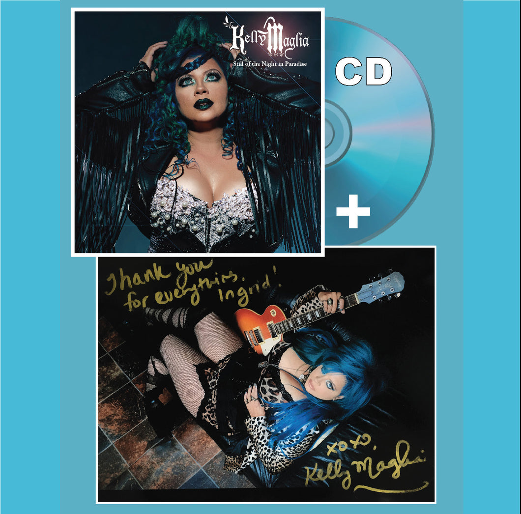 Still of the Night in Paradise CD + Autographed Photo Bundle
