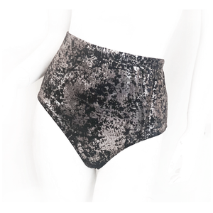 Shattered Velvet High Waisted Brief