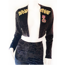 Load image into Gallery viewer, When Doves Cry Crop Jacket